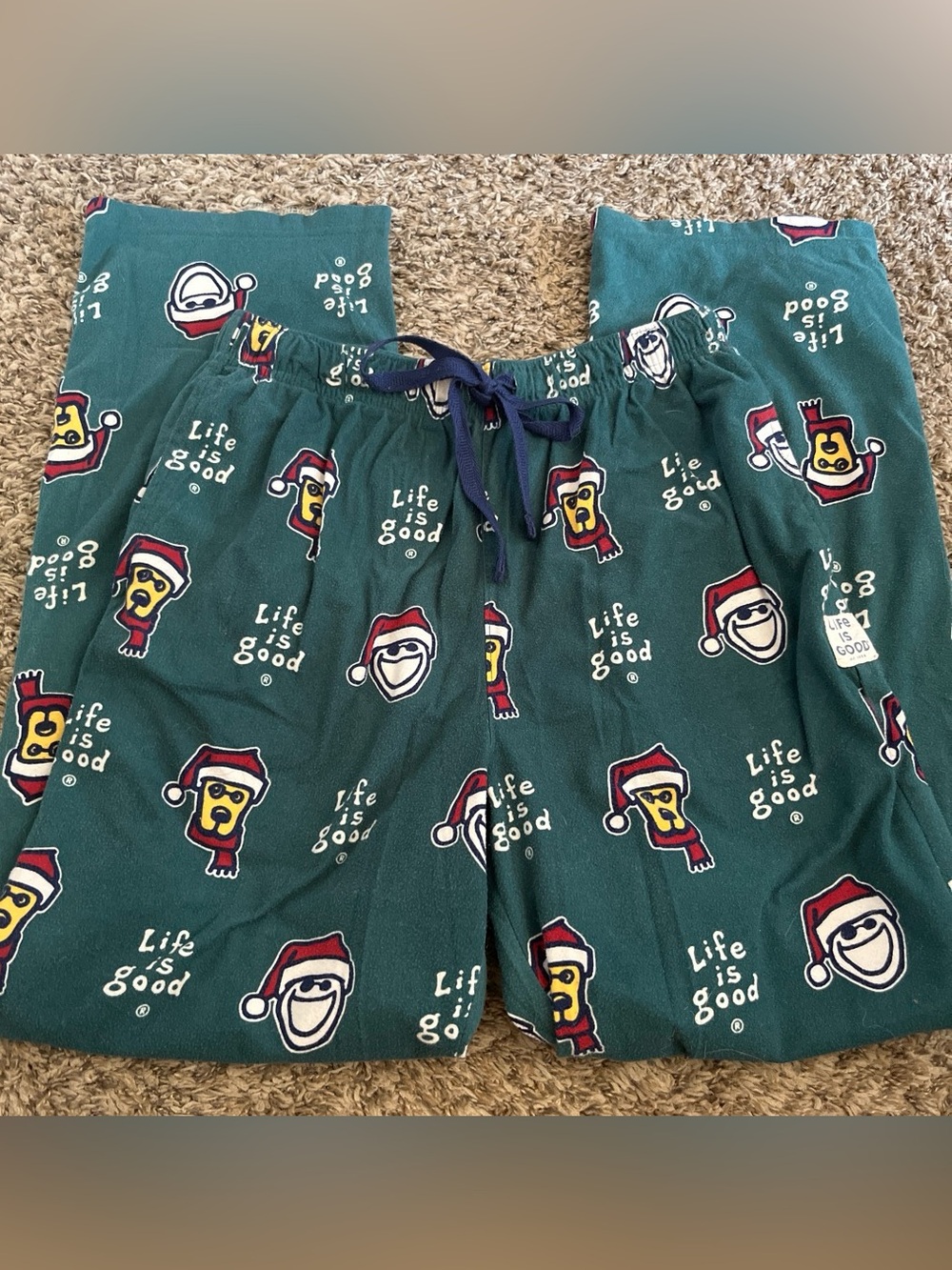 Men’s Life is Good Christmas pajama pants